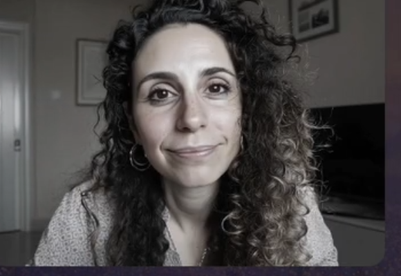 Interviewer on a video call